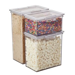 The Home Edit 3 Piece Canister Edit, Food Storage Containers new sealed